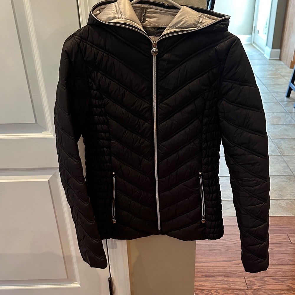 Laundry By Shelli Segal Black Puffer Jacket